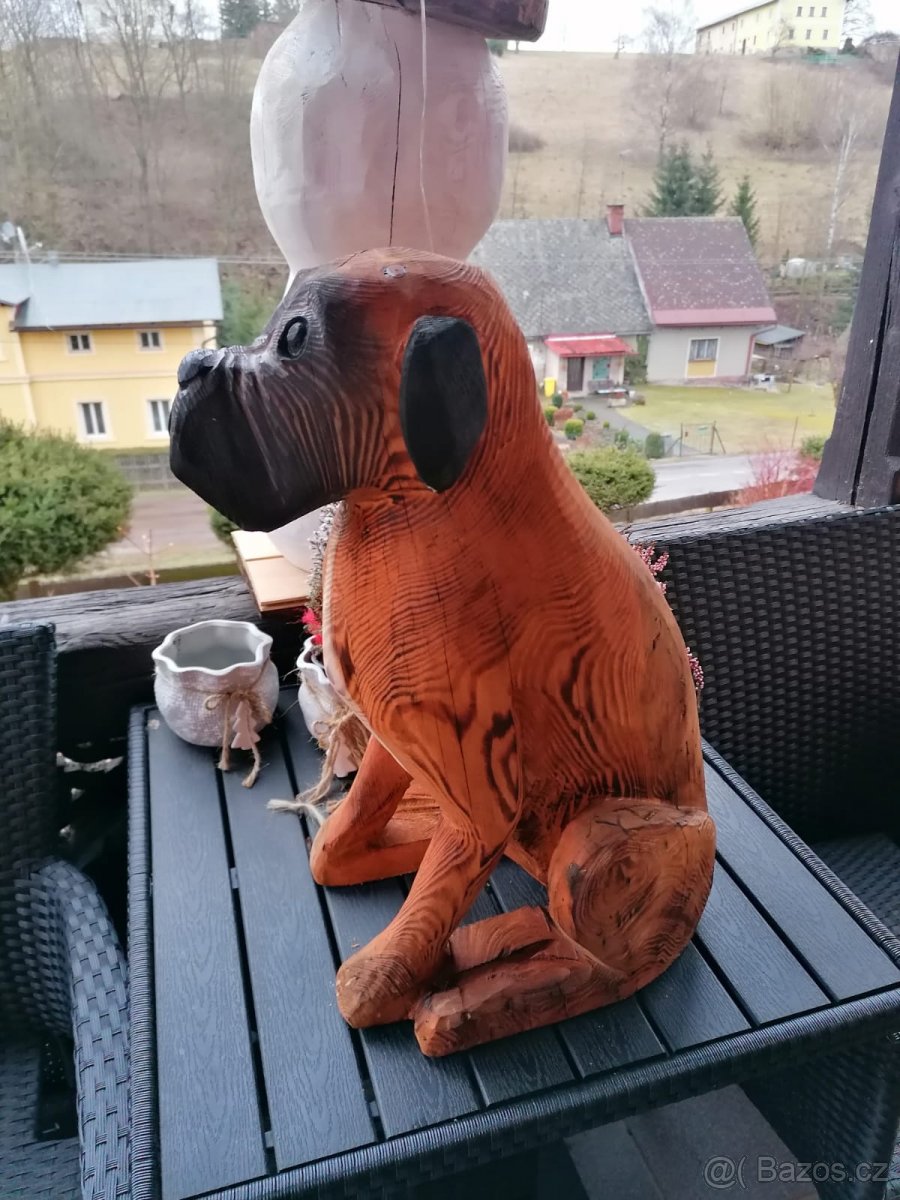 boxer vyřezávaný motor.pilou - 2