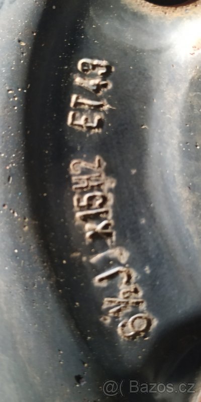 Plechové disky 6 1/2jx15 - 2