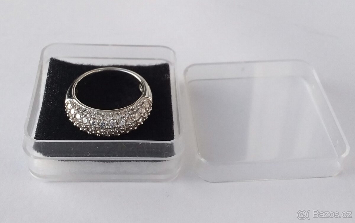 Prsten Swarovski - ref. č. 1082423, vel. 55, s certifikátem - 2