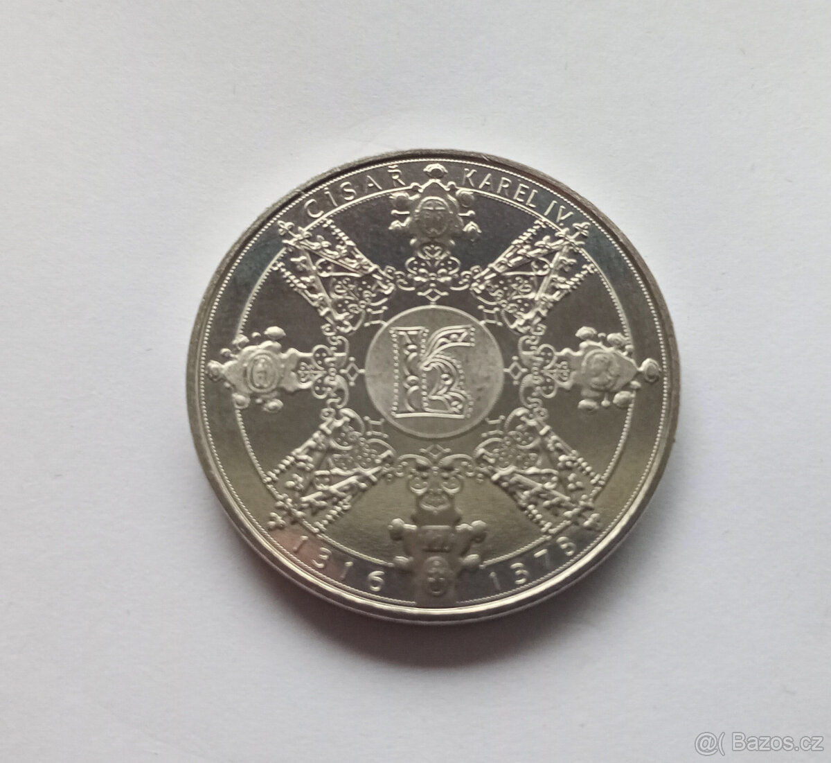 Pamětní medaile Karel IV. | 30 mm | Certifikát | 2021 - 2