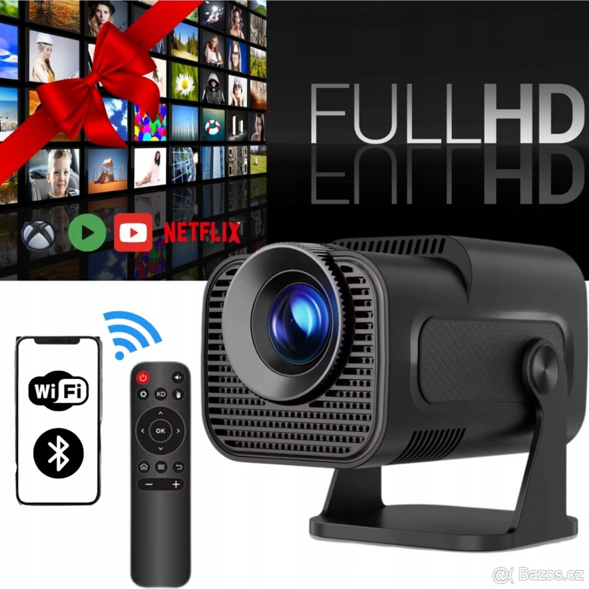 Projektor - nový HY320 - Netflix Youtube WIFI - 2