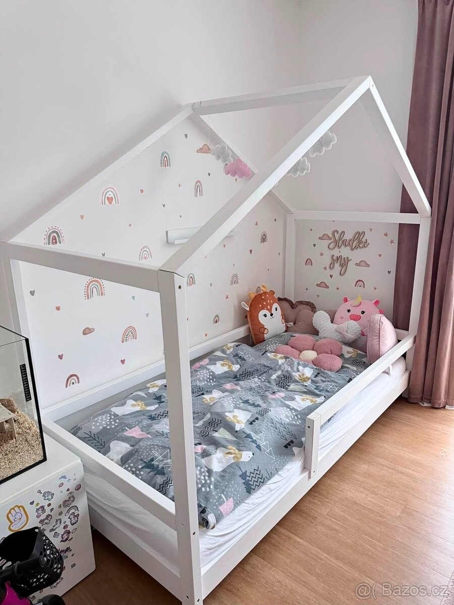 Dětská domečková postel 90x200 - 2
