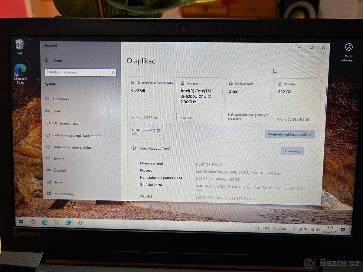 Lenovo v110 i5 - s vadou - 2