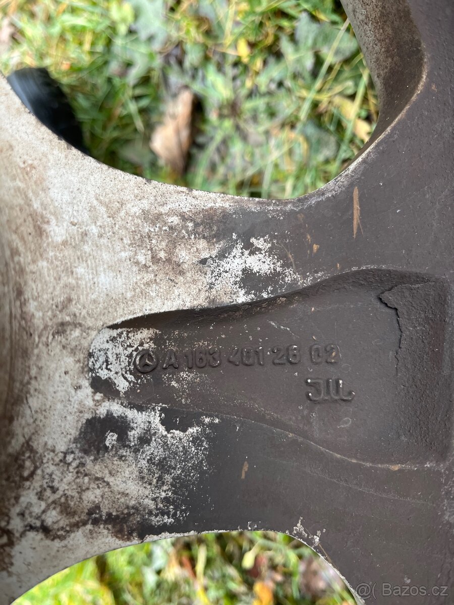 17” original kola na Mercedes W163 - 2