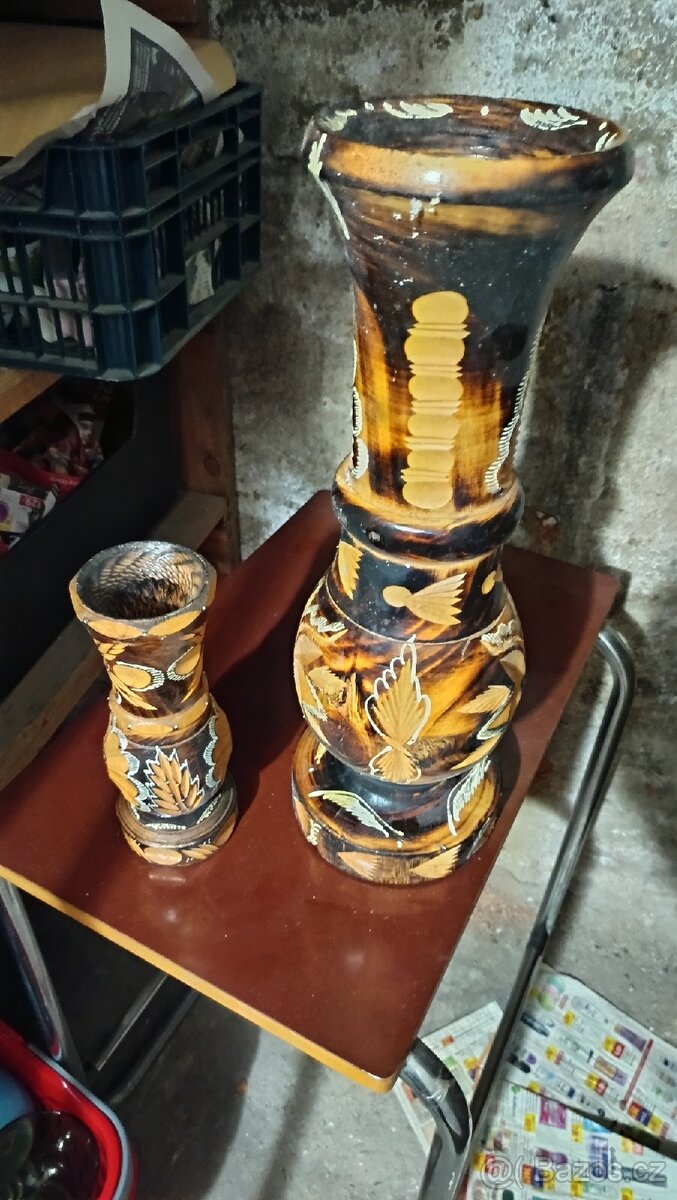 Dřevěné vázy - 2