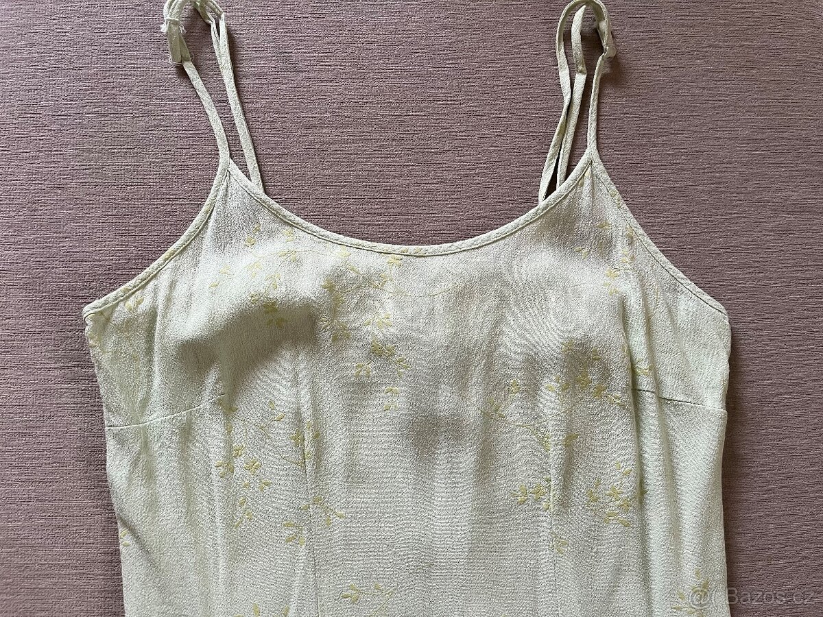 letní mini šaty na ramínka vel. S - 2