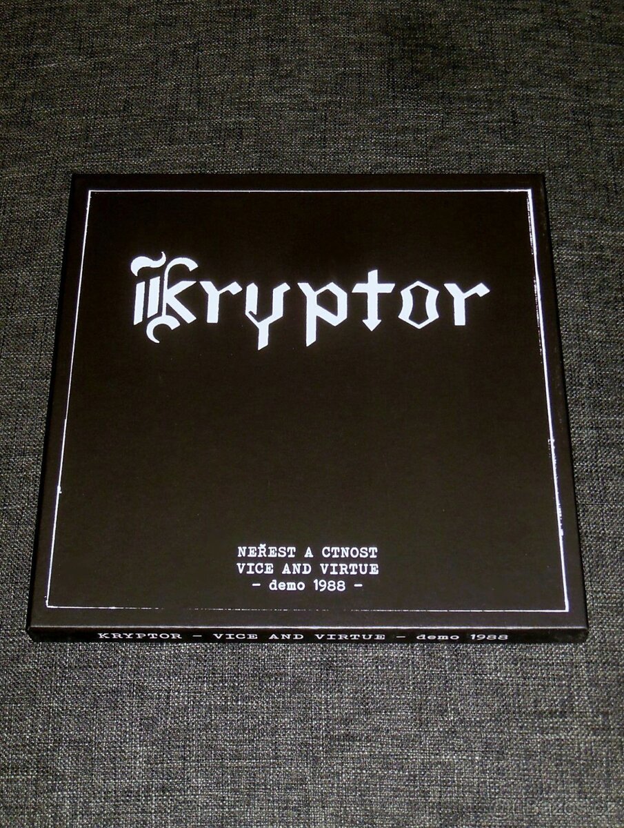 LP box set Kryptor - Neřest A Ctnost / LIMITKA / NOVÉ / - 2
