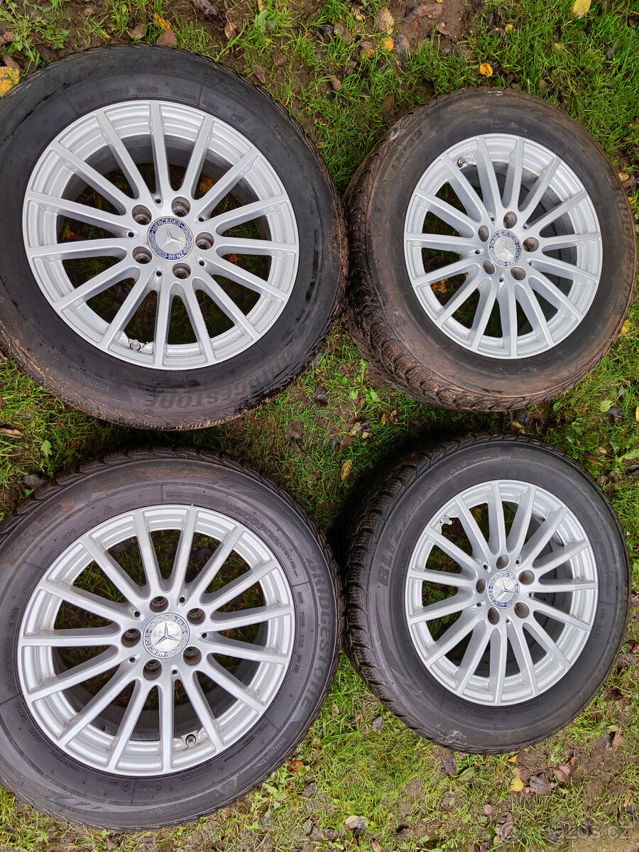 Zimní sada Mercedes třída C w205 Bridgestone 205/60/16 - 2