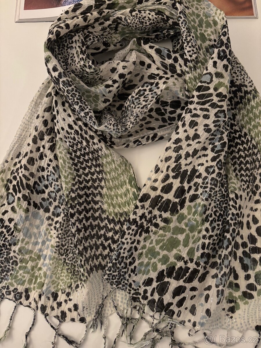 dámský šátek 180 x 40 cm - 2