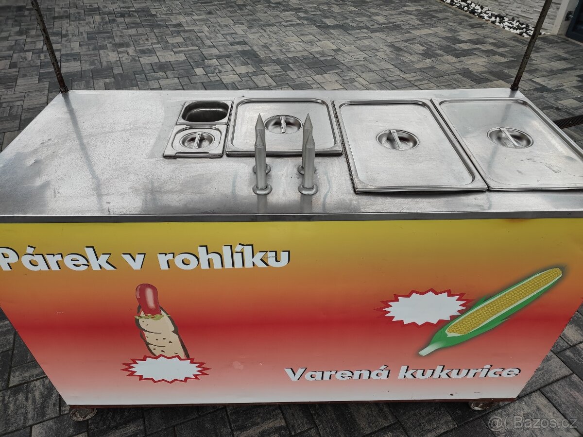 Prodám párkovač / pojízdný gastro pult / gastro stánek / hot - 2