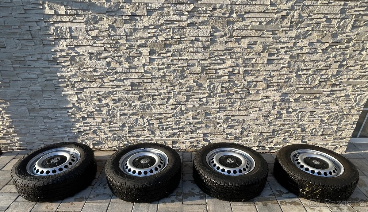 VW T5 T6 T6.1 zimní pneu kola disky Transporter Multivan 16C - 2