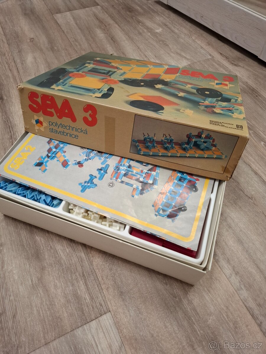 Retro stavebnice SEVA - 2