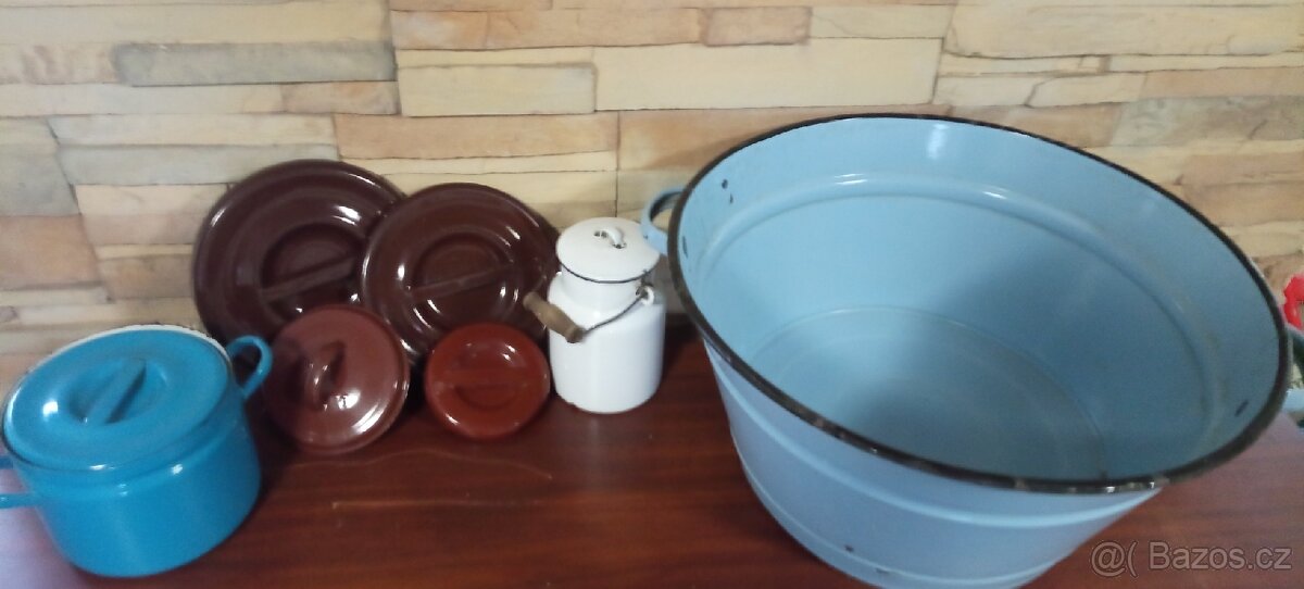 Staré smaltované nádobí - 2