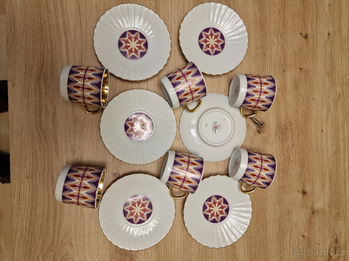 Exkluzivní RETRO Mokka/Kávová souprava "Aurelia" – Jarosla - 2