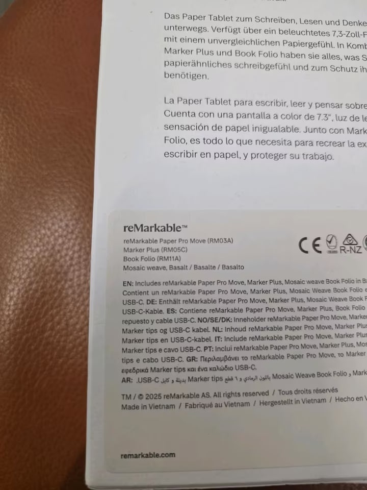 reMarkable Paper Pro Move / Marker Plus / Book Folio Nový - 2