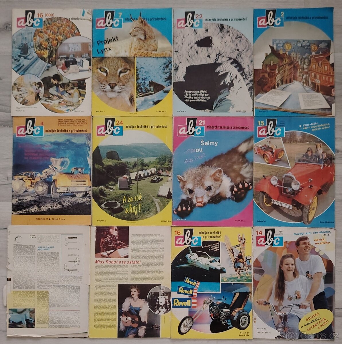 ABC - časopisy 38 ks - 2