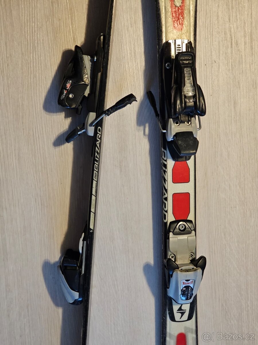 Lyže 130cm, dětské lyže - 2