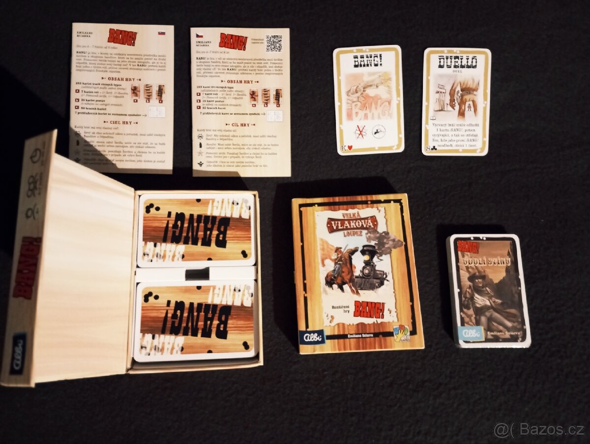 Bang karetní western hra - 2