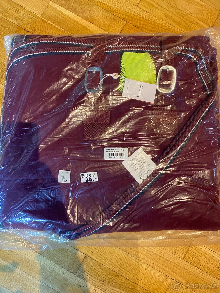 Fleece deka červená vel 165 - 2