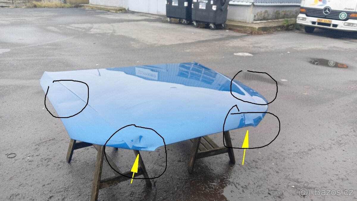 Kapota audi a4 B8 k opravě - 2