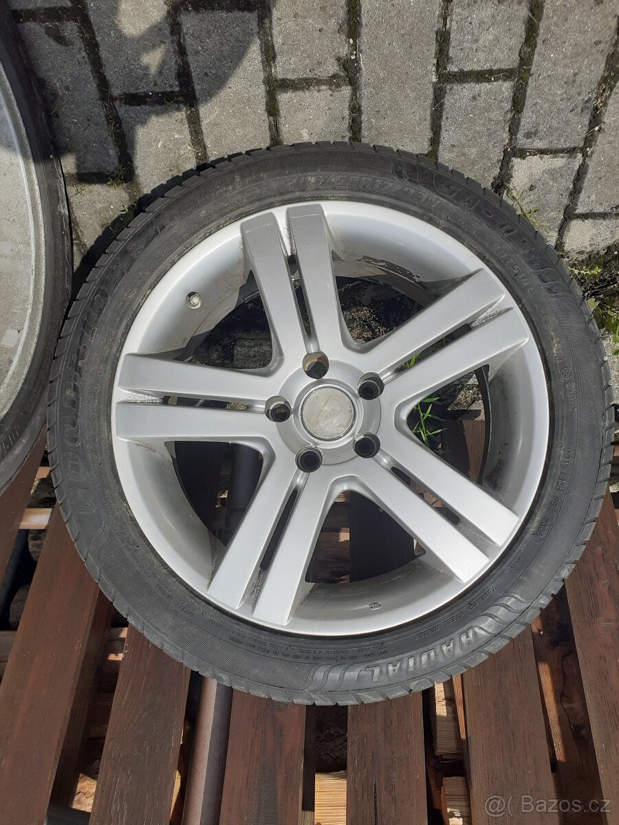Alu kola + pneu 205/50R17 - 2