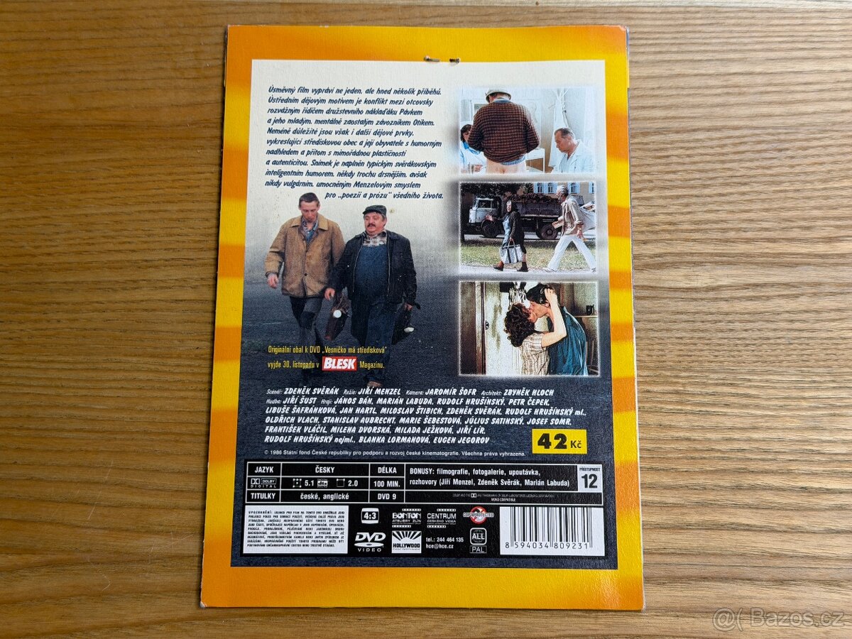 NOVÉ DVD Vesničko má středisková, ČSFD 88 % - 2