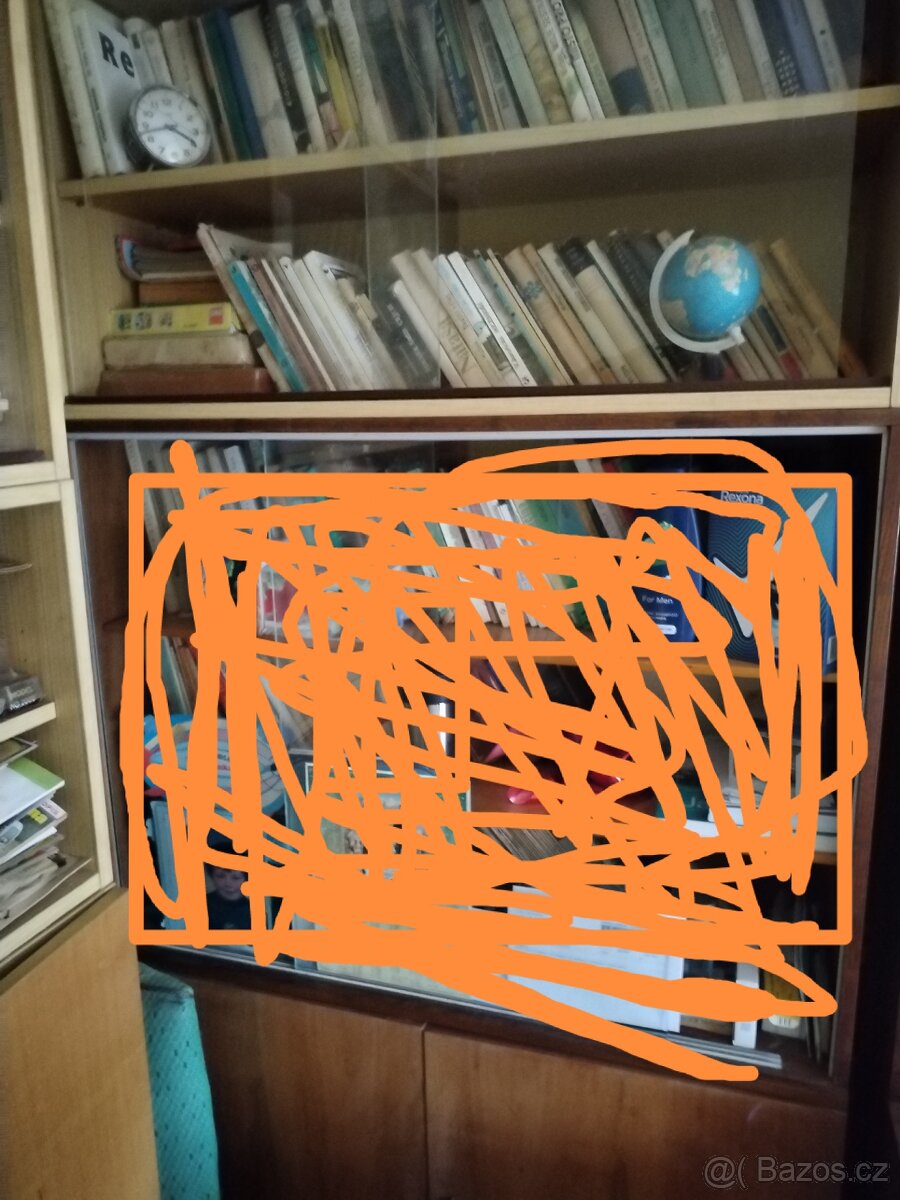 Retro obývací stěna - 2