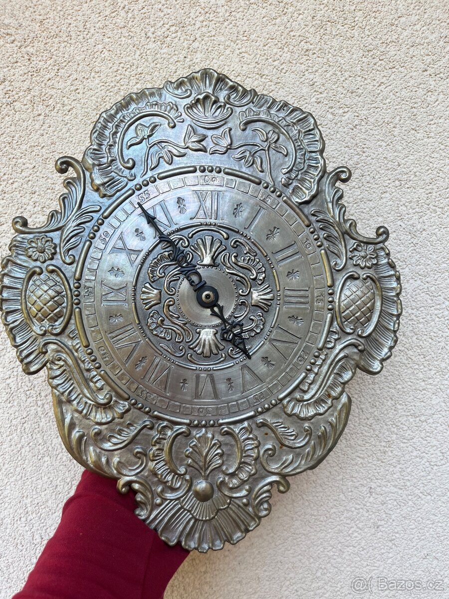 Starožitné cínové hodiny - 2