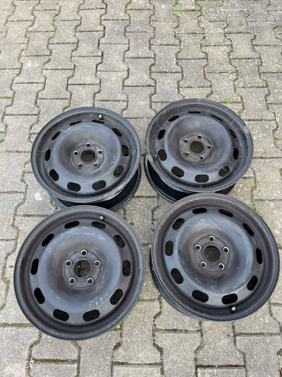 Plechové disky 5x100 R15 ET38 - 2