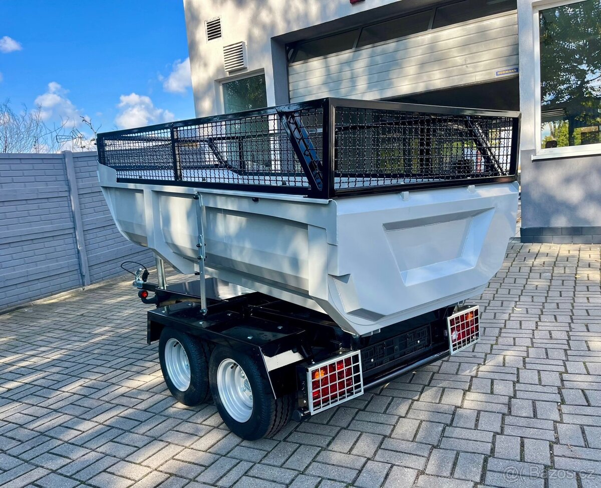 Sklápěcí přívěsný vozík do 750 kg – za auto i čtyřkolku