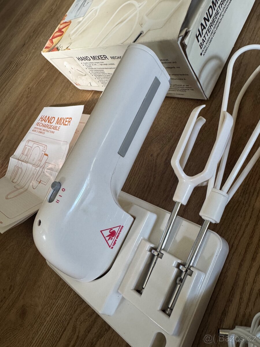 Retro Ruční Šlehač Mixér Nepoužitý - 2