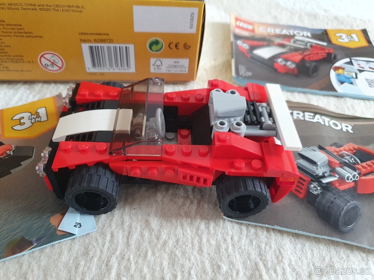 LEGO Creator 3v1 31100 Sporťák - 2