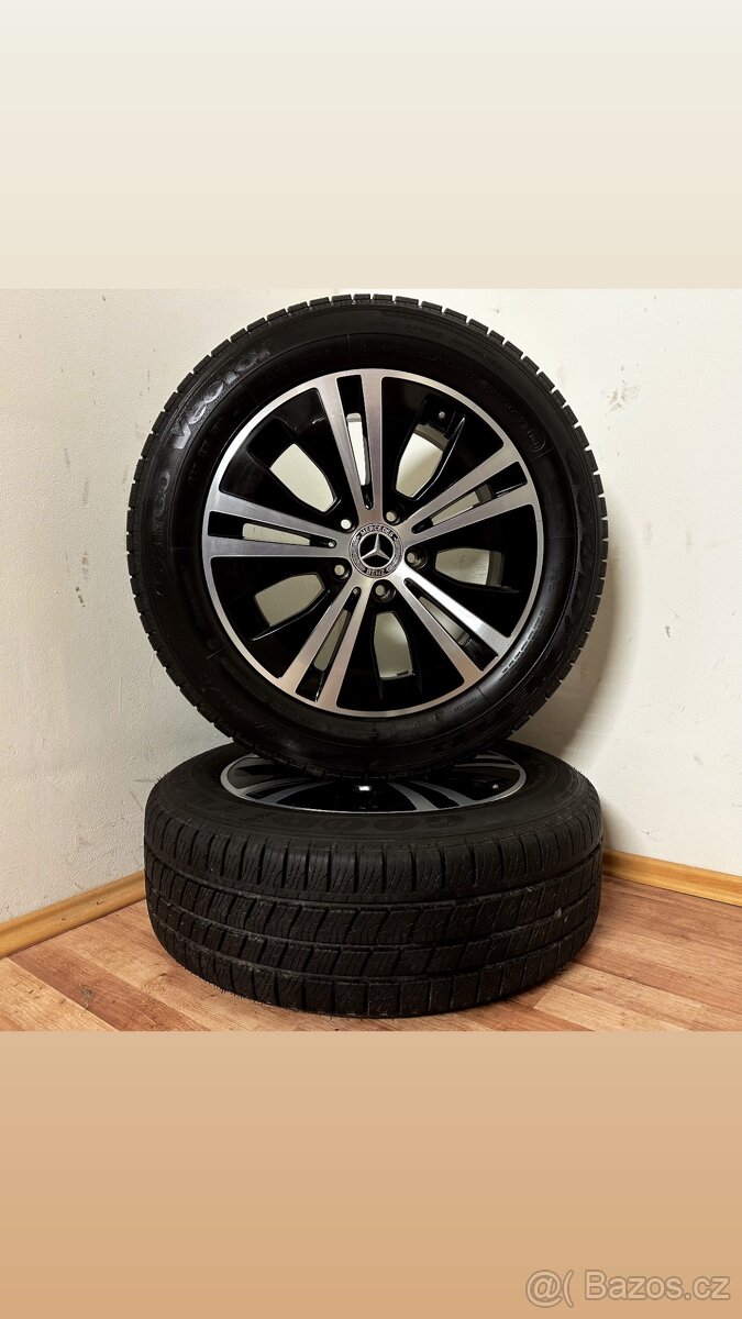 MERCEDES V/VITO 5x112 R17 ET40+ZIMNÍ 215/60R17 9mm - 2