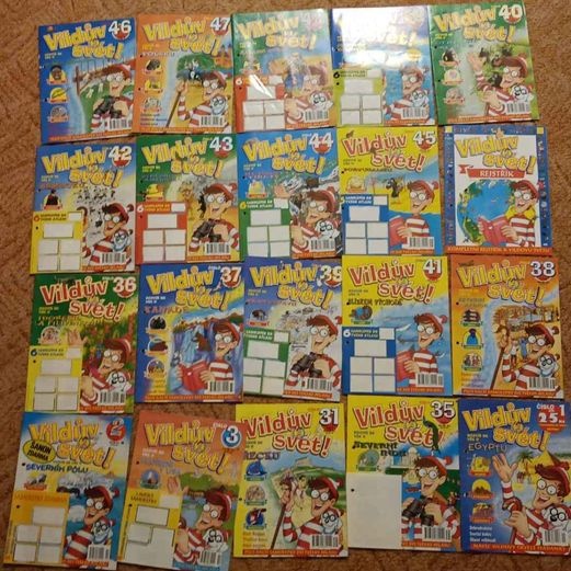 Vildův svět Desky, několik dílů a atlas. - 2