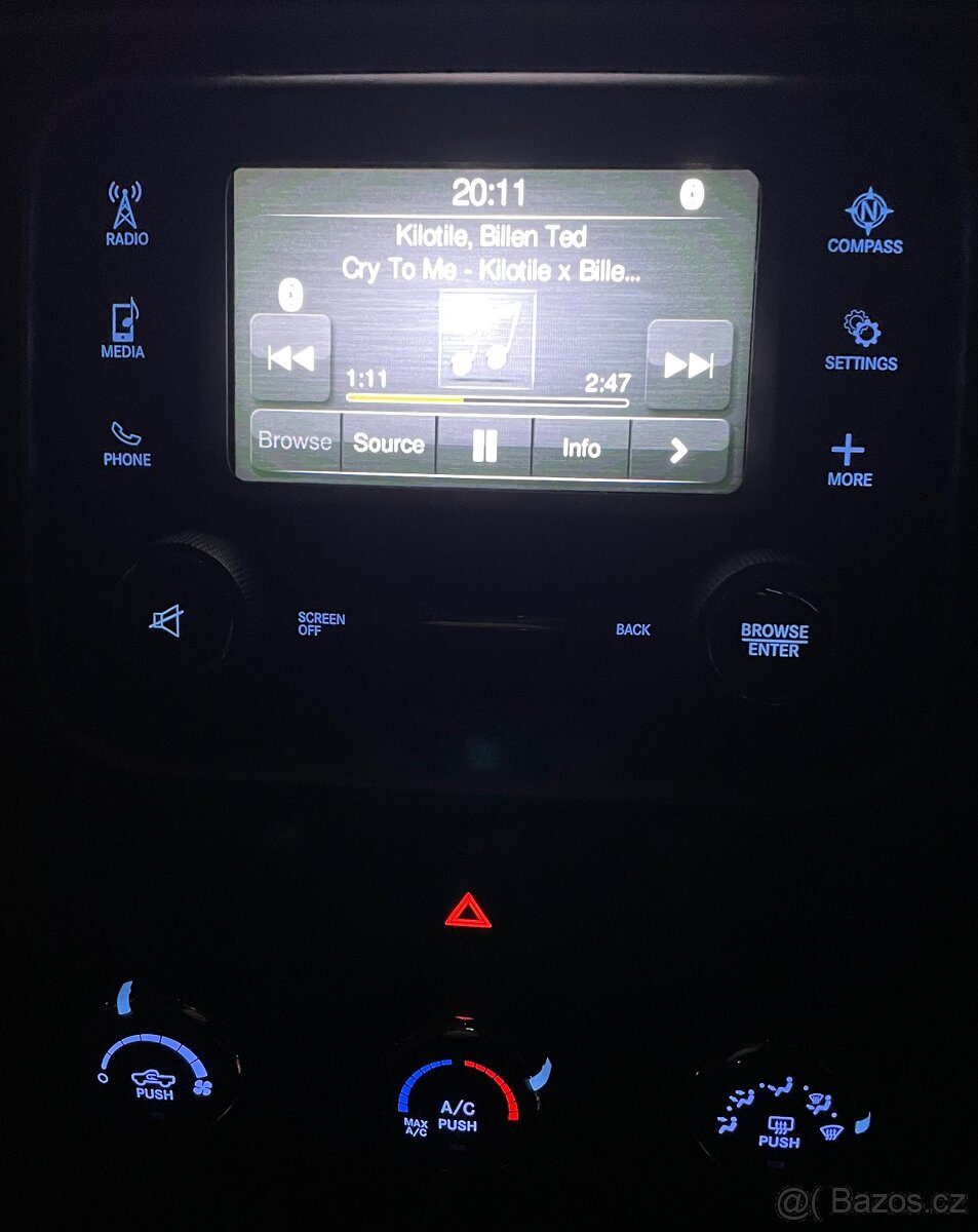 RAM 1500 rádio RA2, Bluetooth 2013-2018 - 2