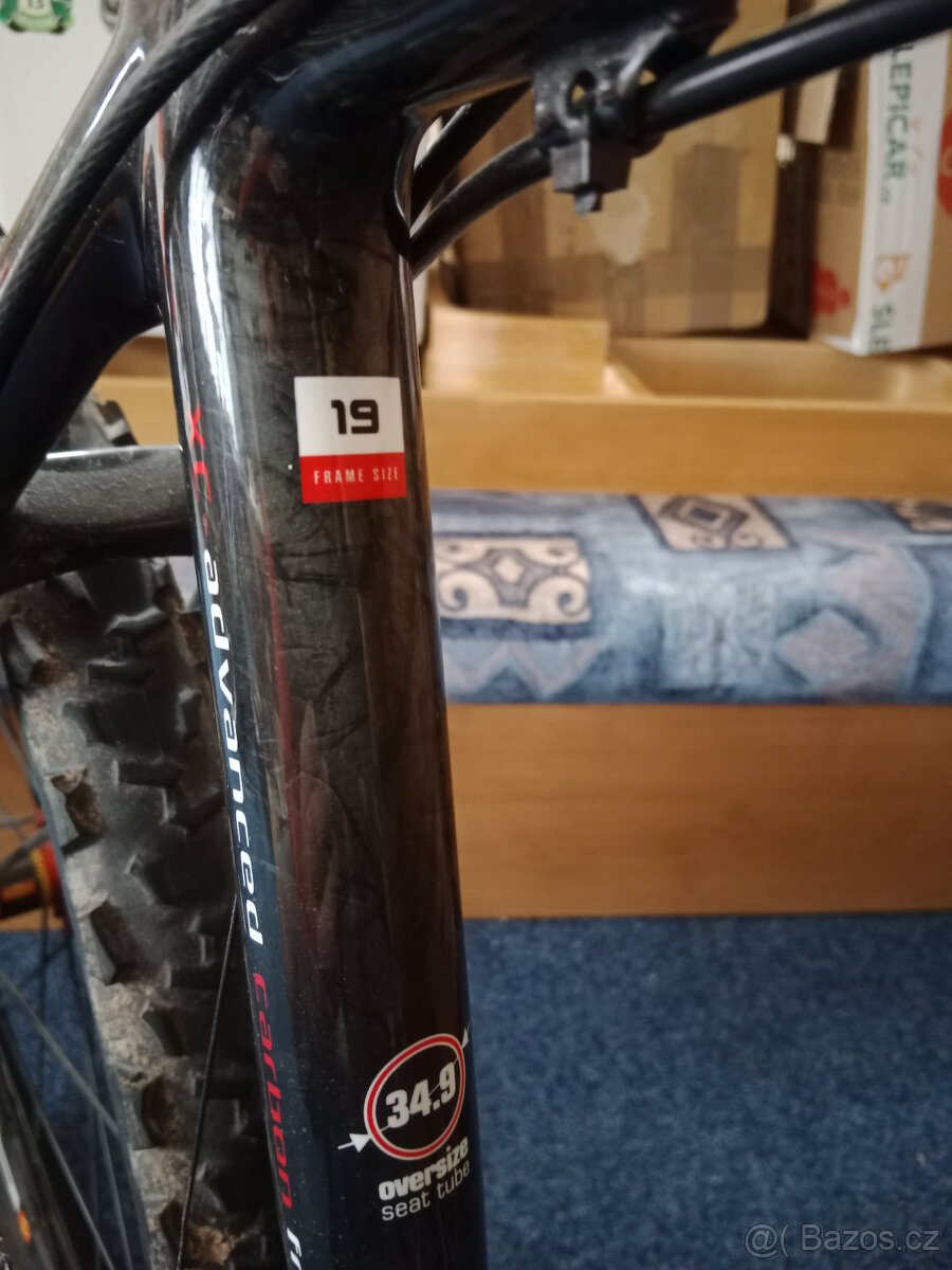 AUTHOR INTROVERT XTR - horské kolo, rám 19, karbon - 2