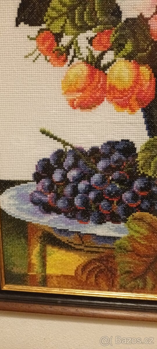 Velký ručně vyšívaný obraz - 2