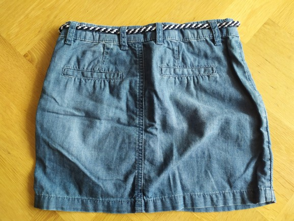 LEHKÁ DŽÍNOVÁ SUKNĚ TCHIBO , vel. 128 - 2