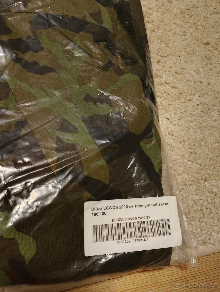 Vojenský komplet ECWS vz 2010 - 2