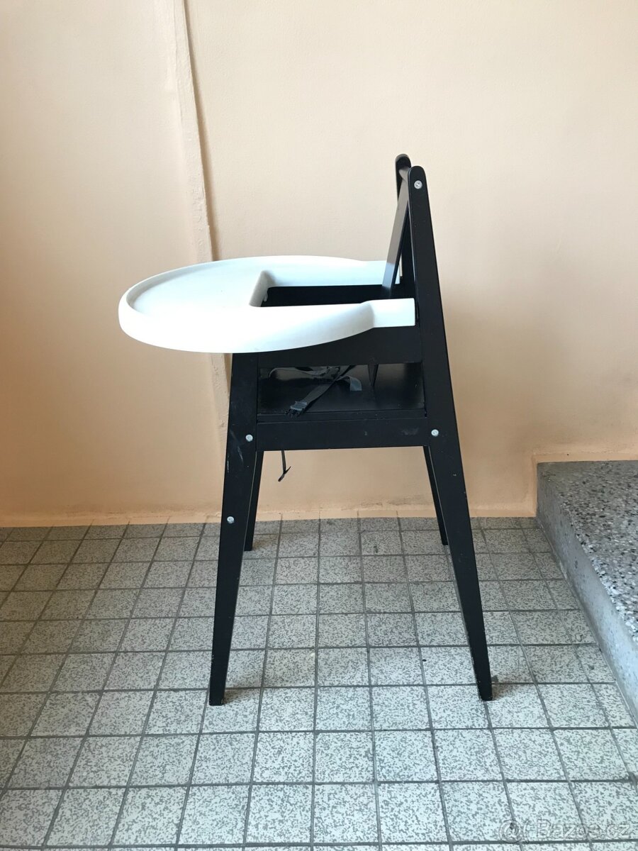 Jídelní židlička IKEA Blames černá - 2