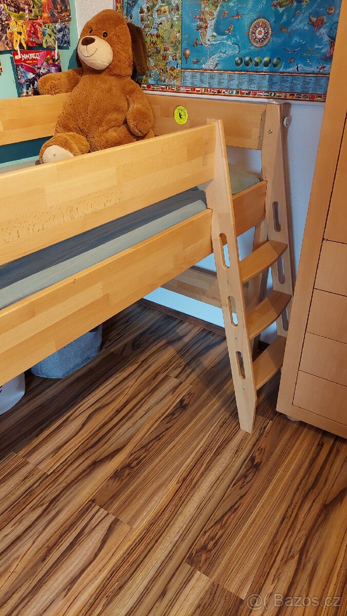 Vyvýšená postel, palanda - 2