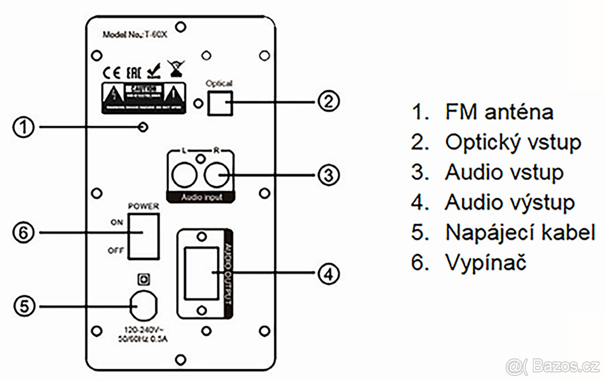 Fenda F&D T-60X Black ZLEVNĚNO - 2