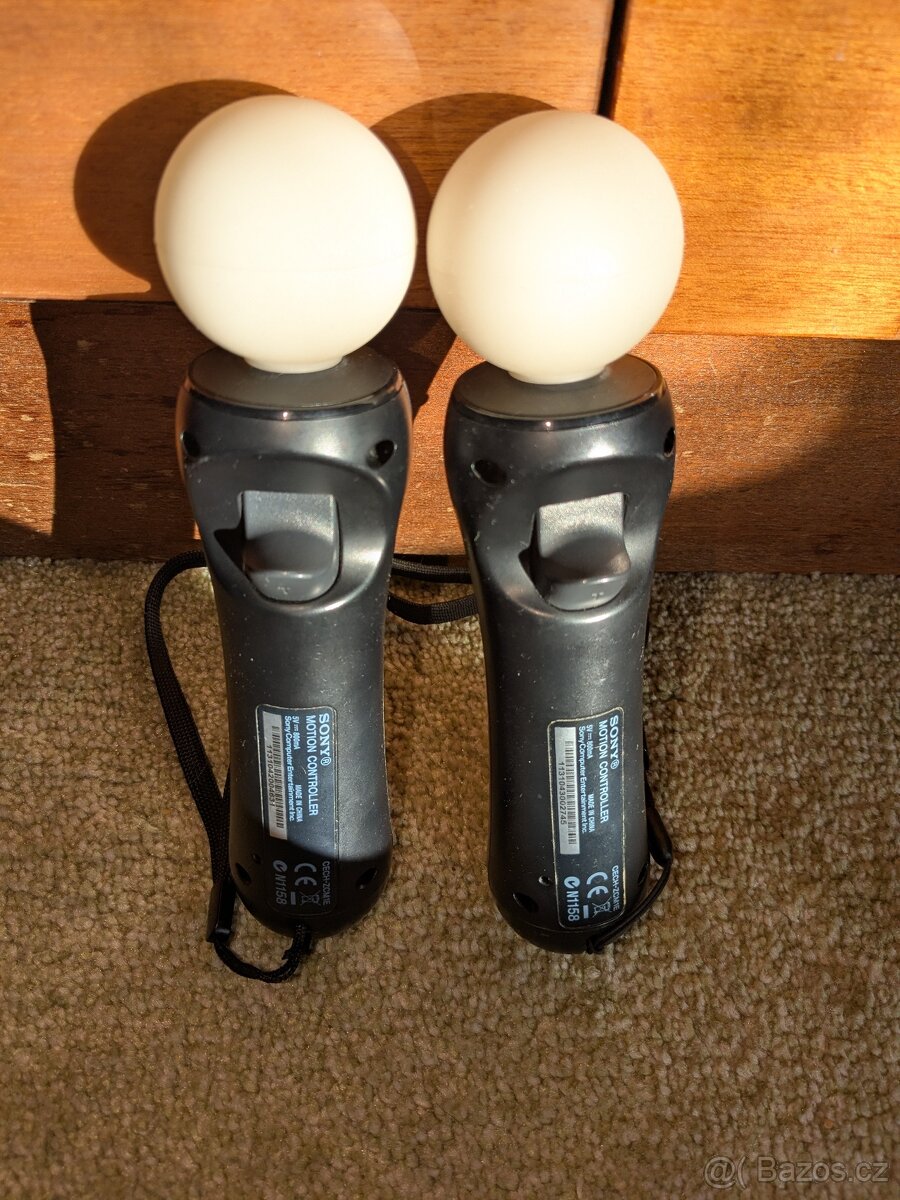 2x MOVE ovladače PS3 PS4 Playstation - 2