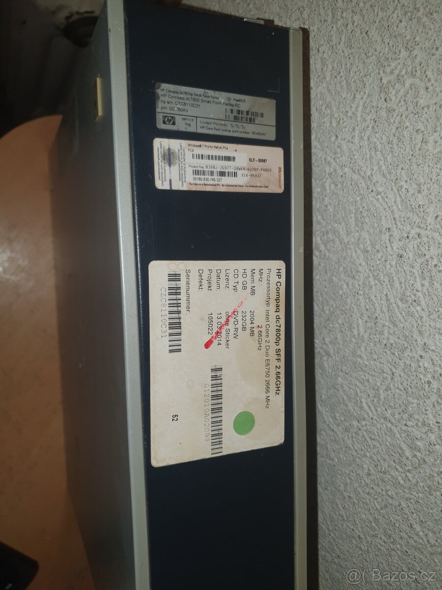 HP Compaq dc7800p SFF - 2
