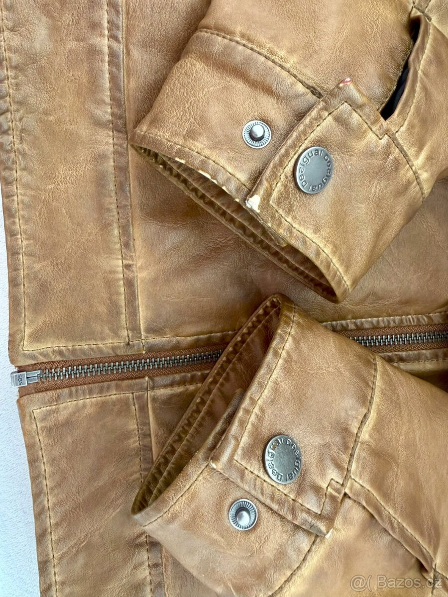 Přechodová hnědá bunda, zn. Desigual, vel. L - 2