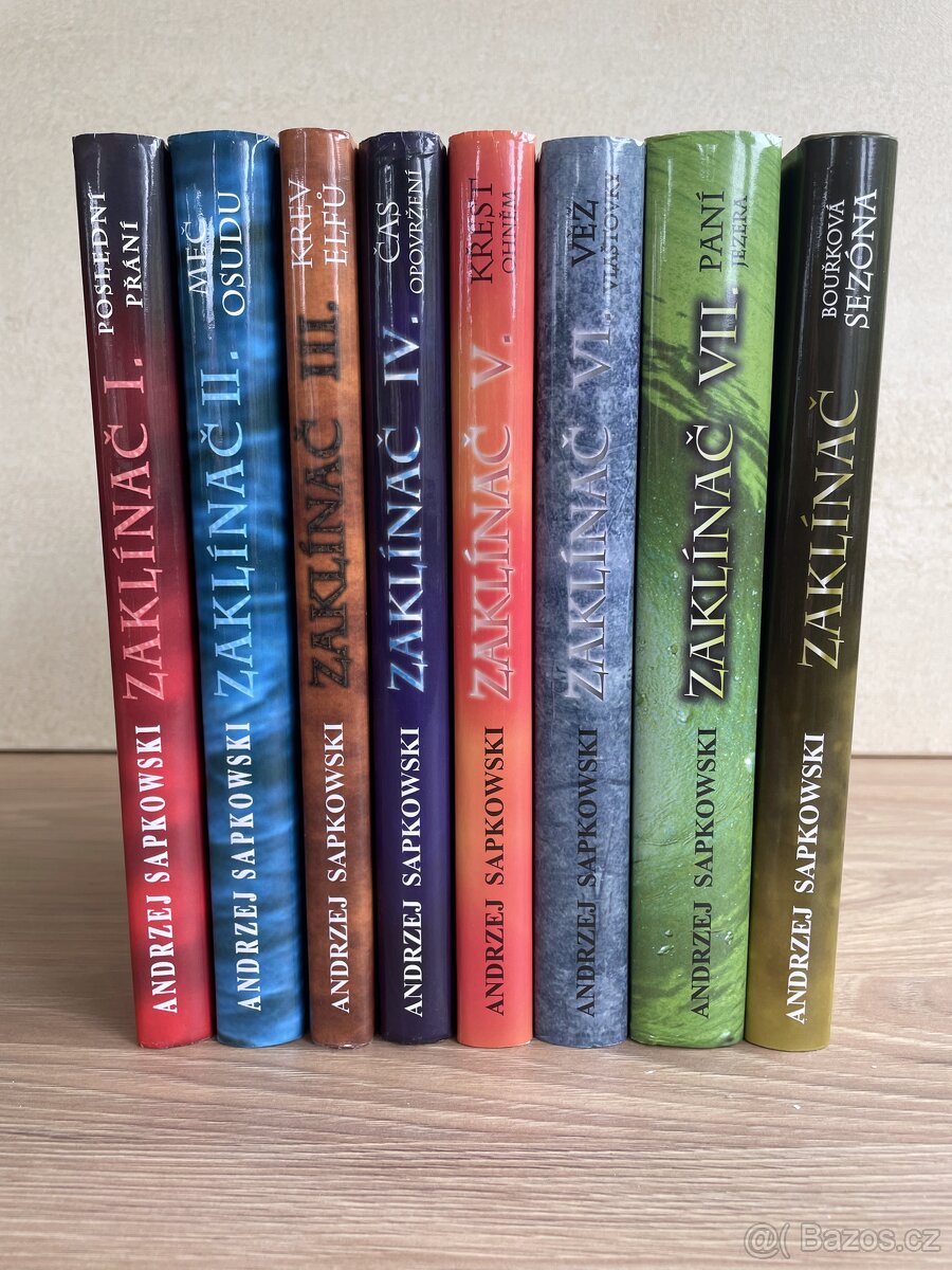 Zaklínač - 8 knih - pevná vazba s přebaly - 2