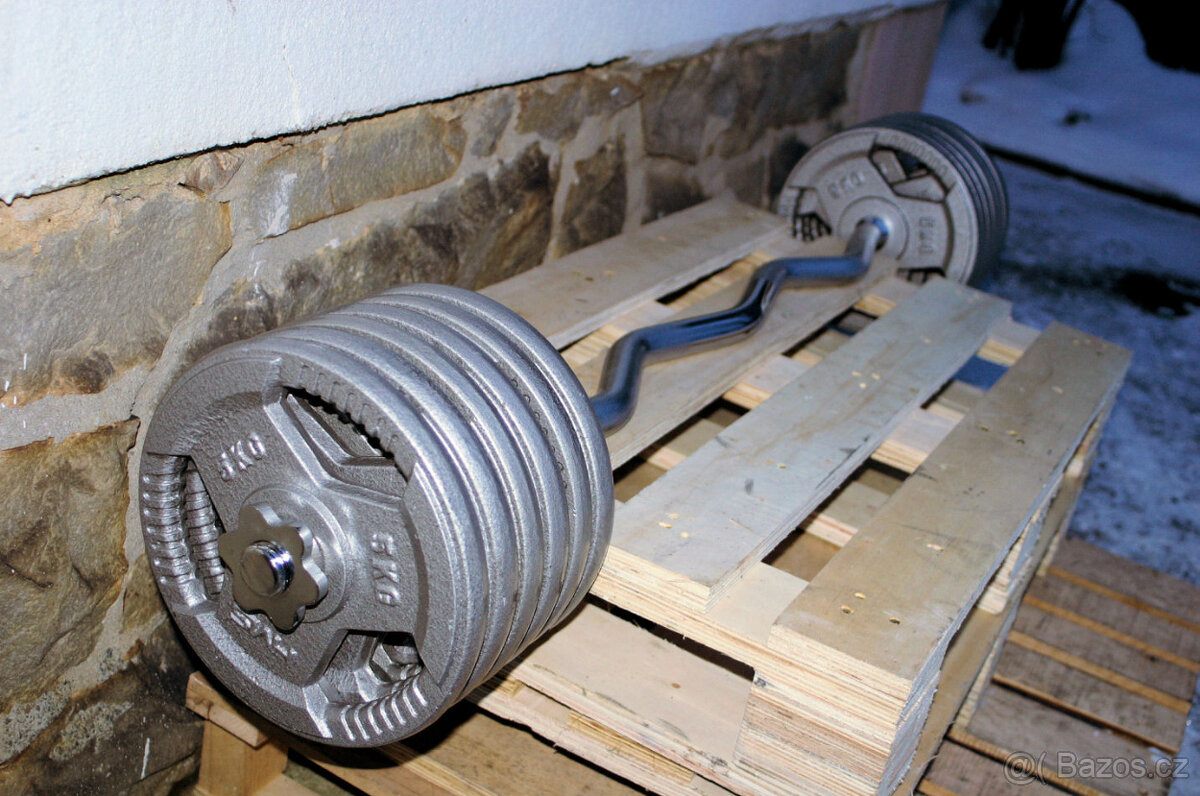 EZ činka 67,5kg (s úchopy) - 2