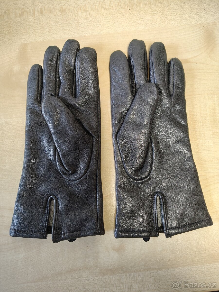 Nové dámské kožené rukavice vel. 8 - 2