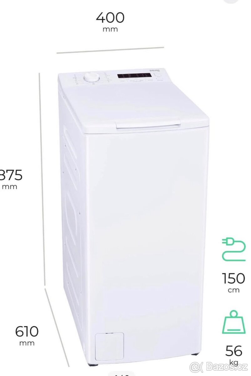 Pracka s vrchním plněním - 2