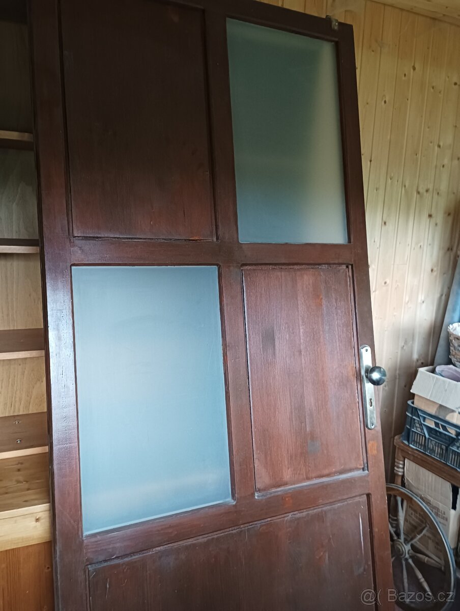 Masivní dřevěné posuvné dveře - 2